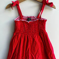 Robe rouge à pois 6 ans | Seconde main