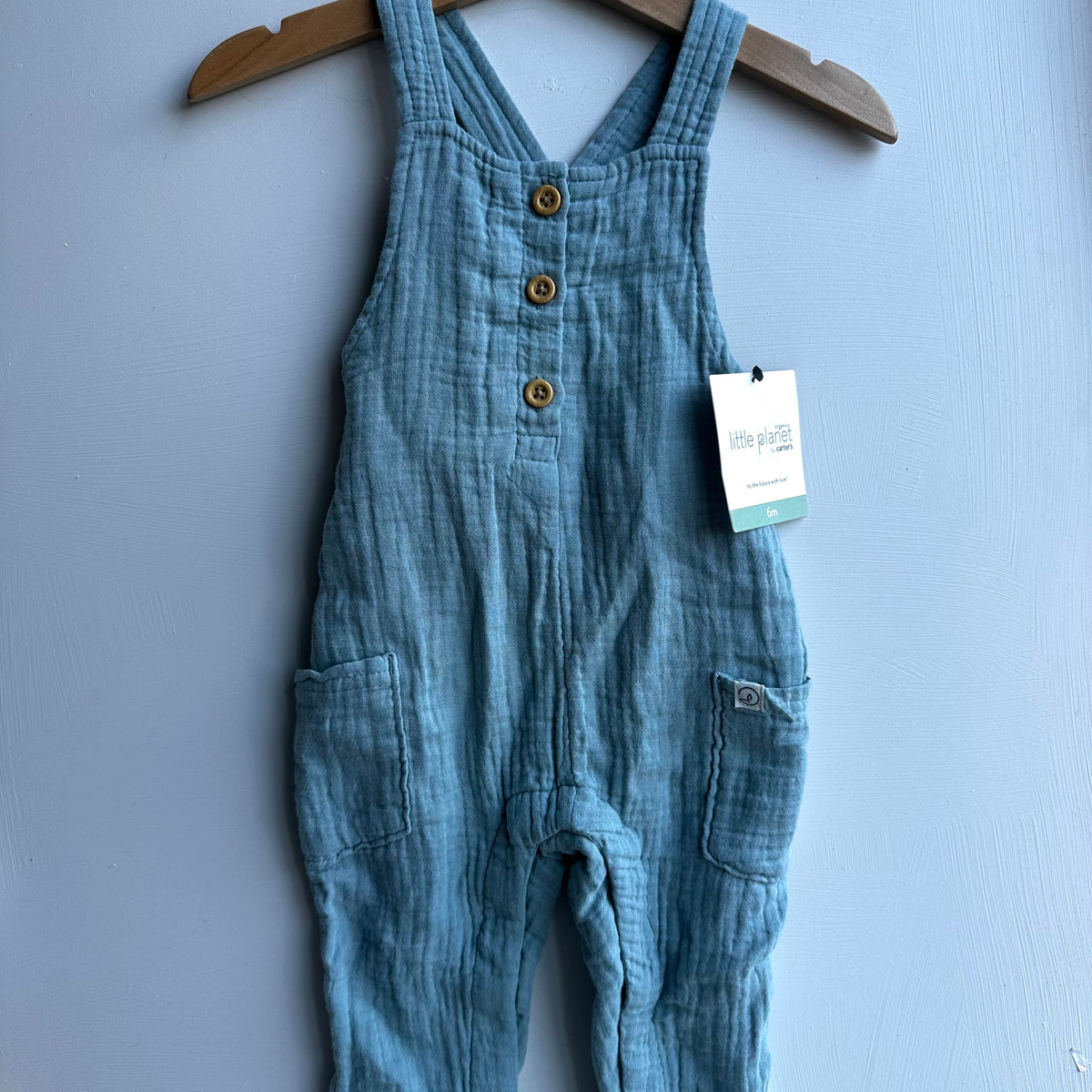 Salopette coton organique Carter's 6 mois | neuve