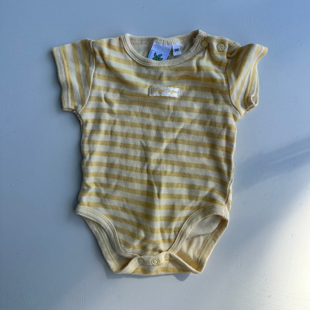 Body jaune vintage Gagou Tagou 9 mois | Seconde main