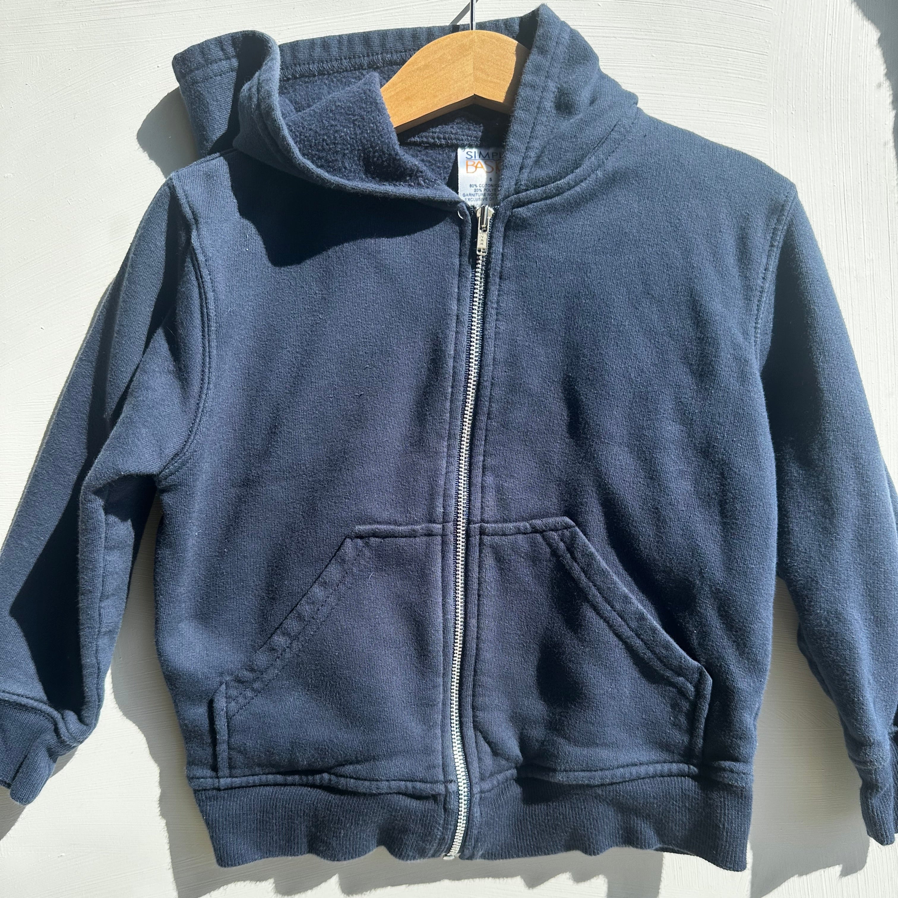 Veste bleu à capuche 5 ans | seconde main
