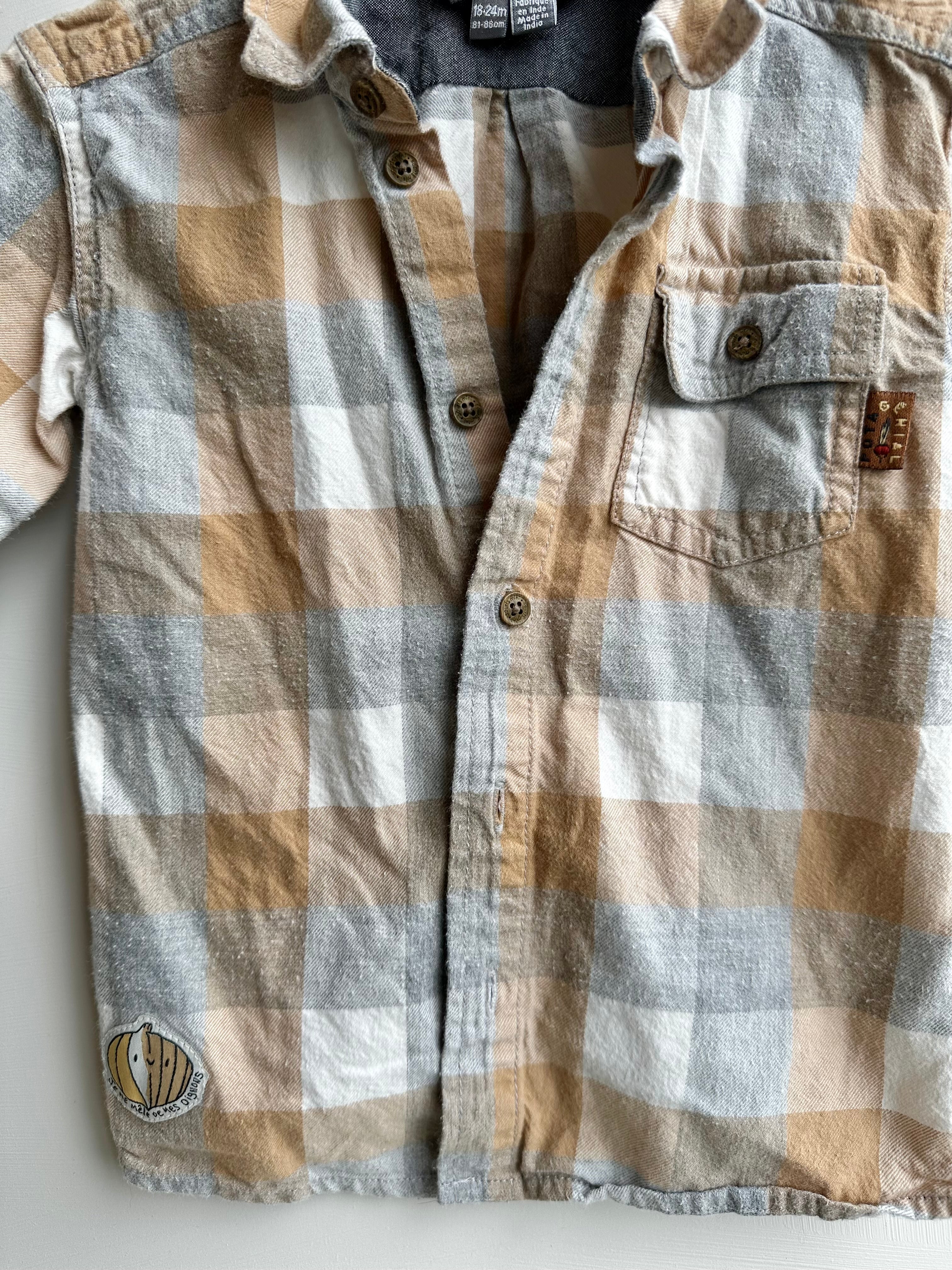 Chemise à carreaux Souris Mini 18-24 mois | Seconde main