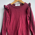 Robe bourgonne H&M 6-8 ans | Seconde main