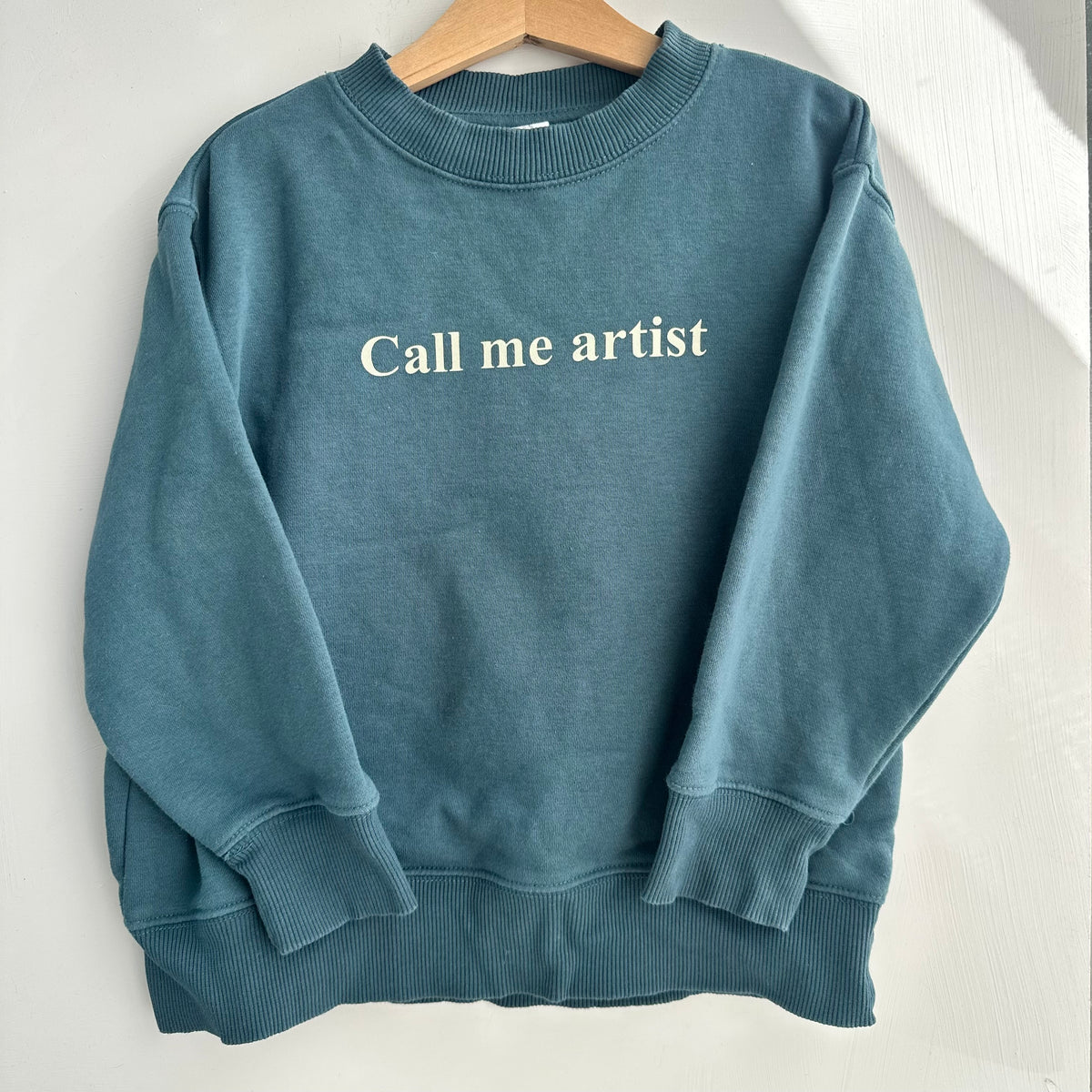 Crewneck Call me artist Zara 6 ans | Seconde main (*Comme neuf)