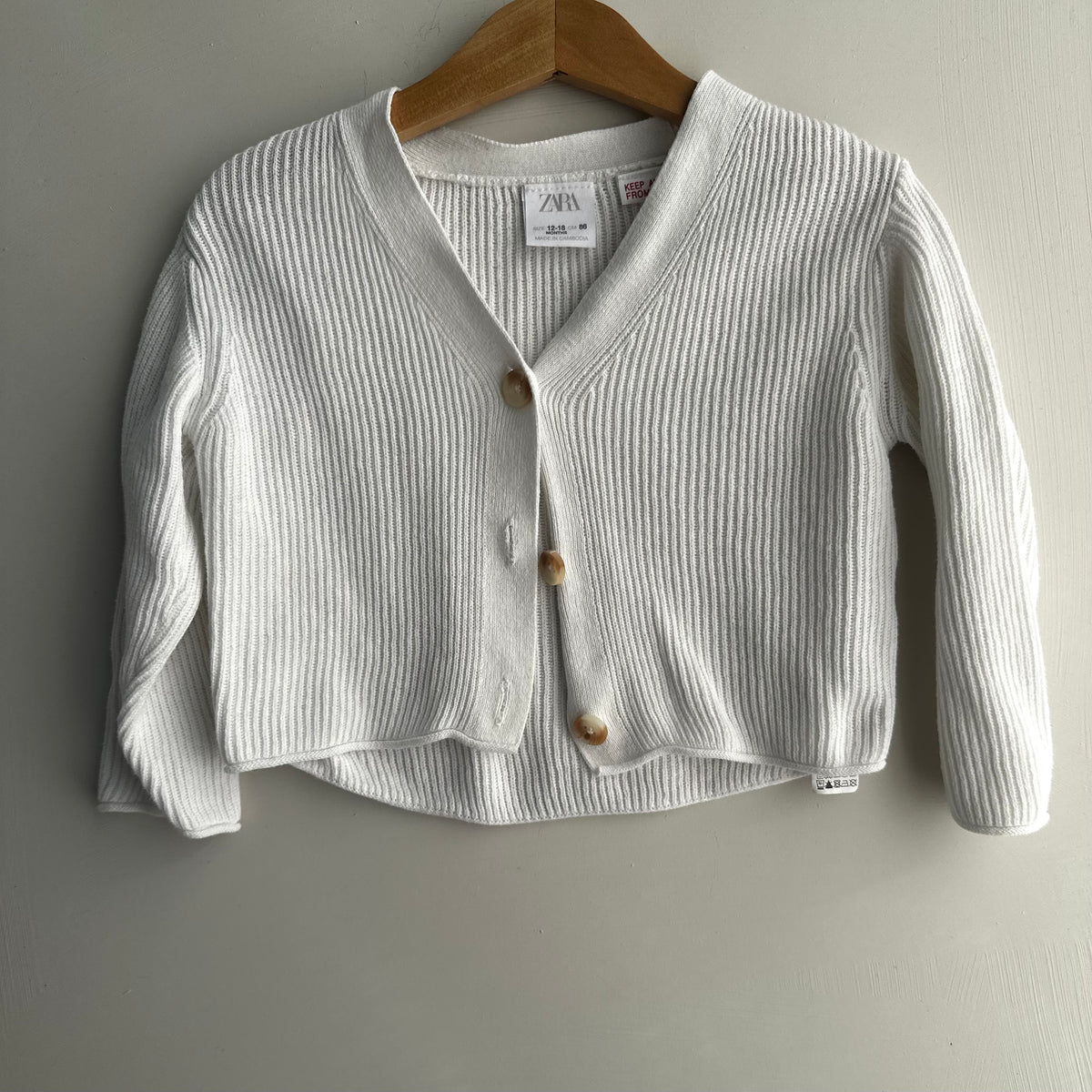 Veste tricot zara 12-18 mois | Seconde main