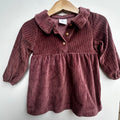 Robe mauve velours 12-18 mois | Seconde main