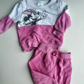 Ensemble en molleton rose Disney 9 mois | seconde main
