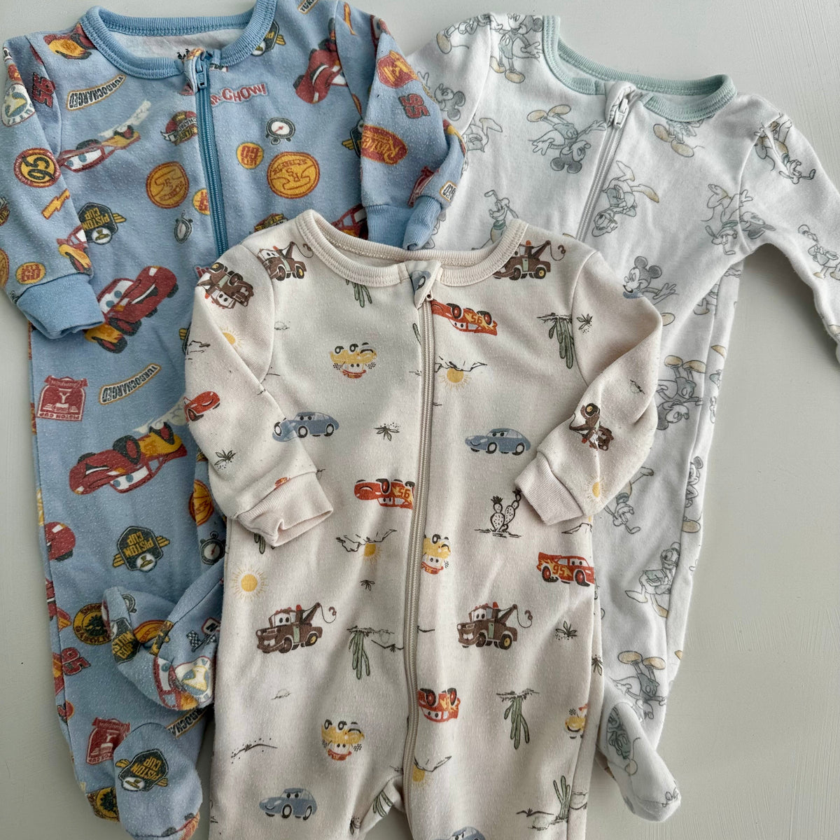 Trio Pyjamas 0-3 mois Disney | Seconde main (mousseux)
