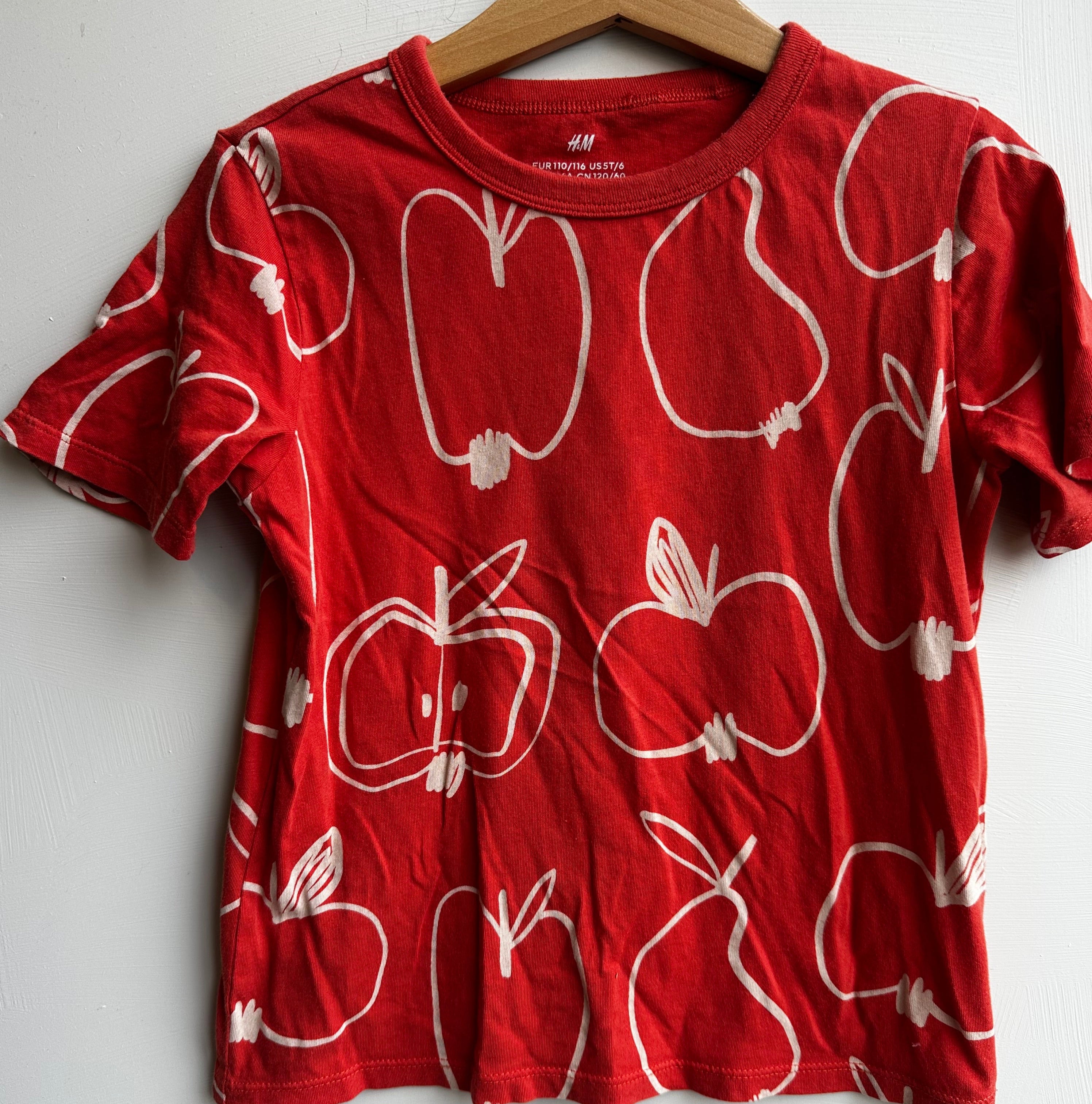 Chandail pommes H&M 4-6 ans | Seconde main (mini imperfection*)