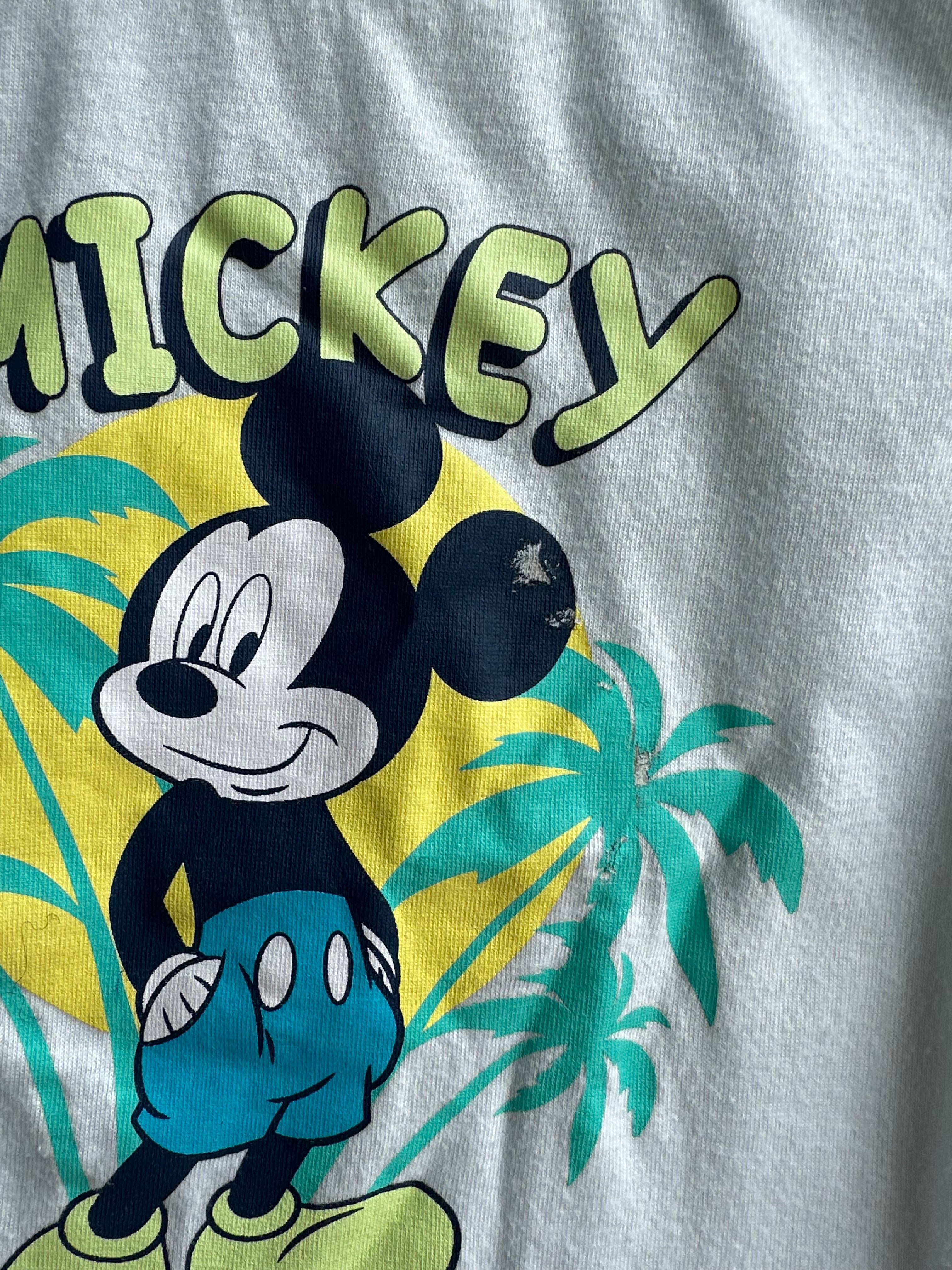 T-shirt Mickey Disney 18-24 mois | Seconde main | Imparfait- Petit défault sur le graphique