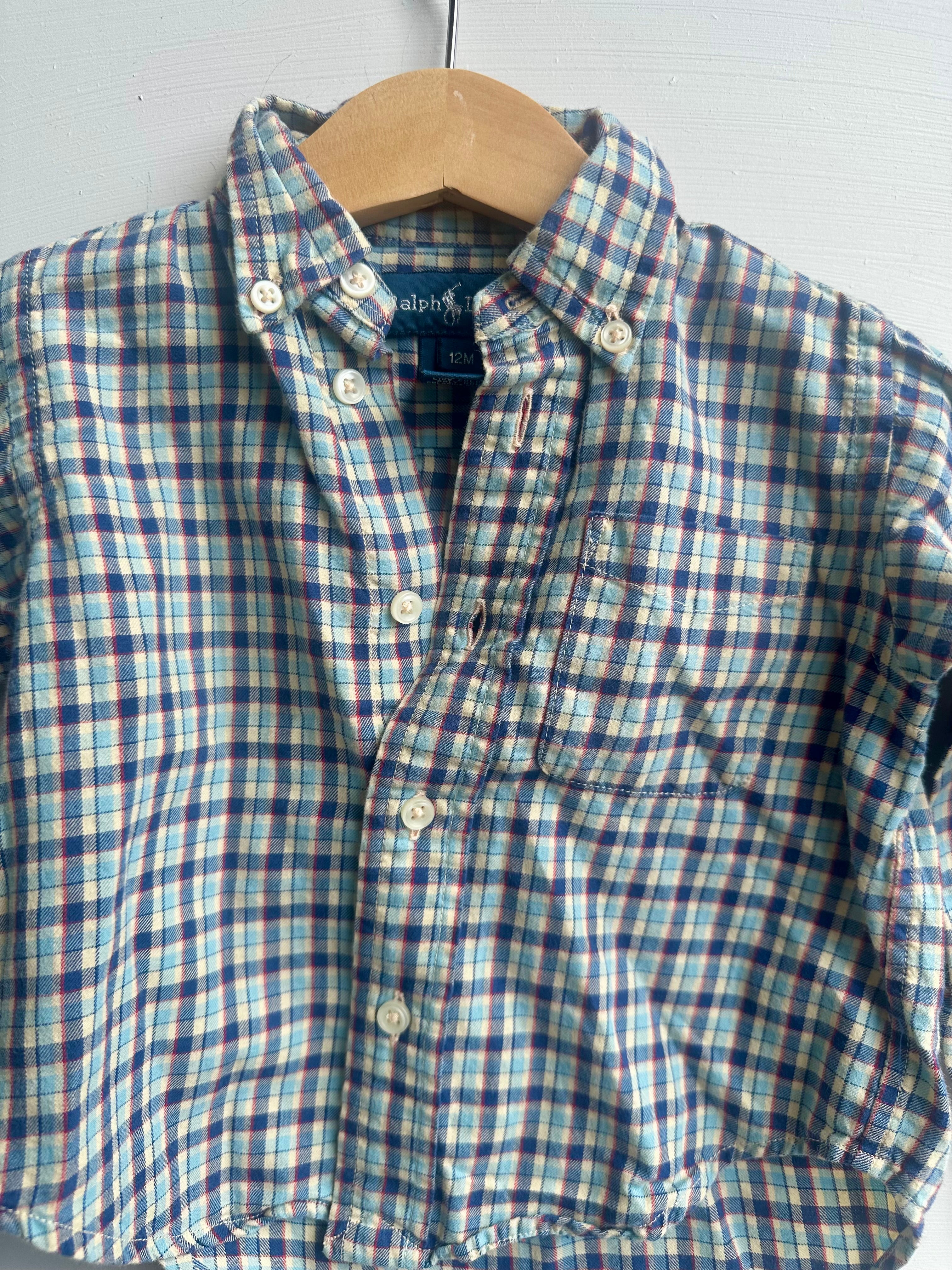 Chemise à carreaux Ralph Lauren 12 mois | seconde main