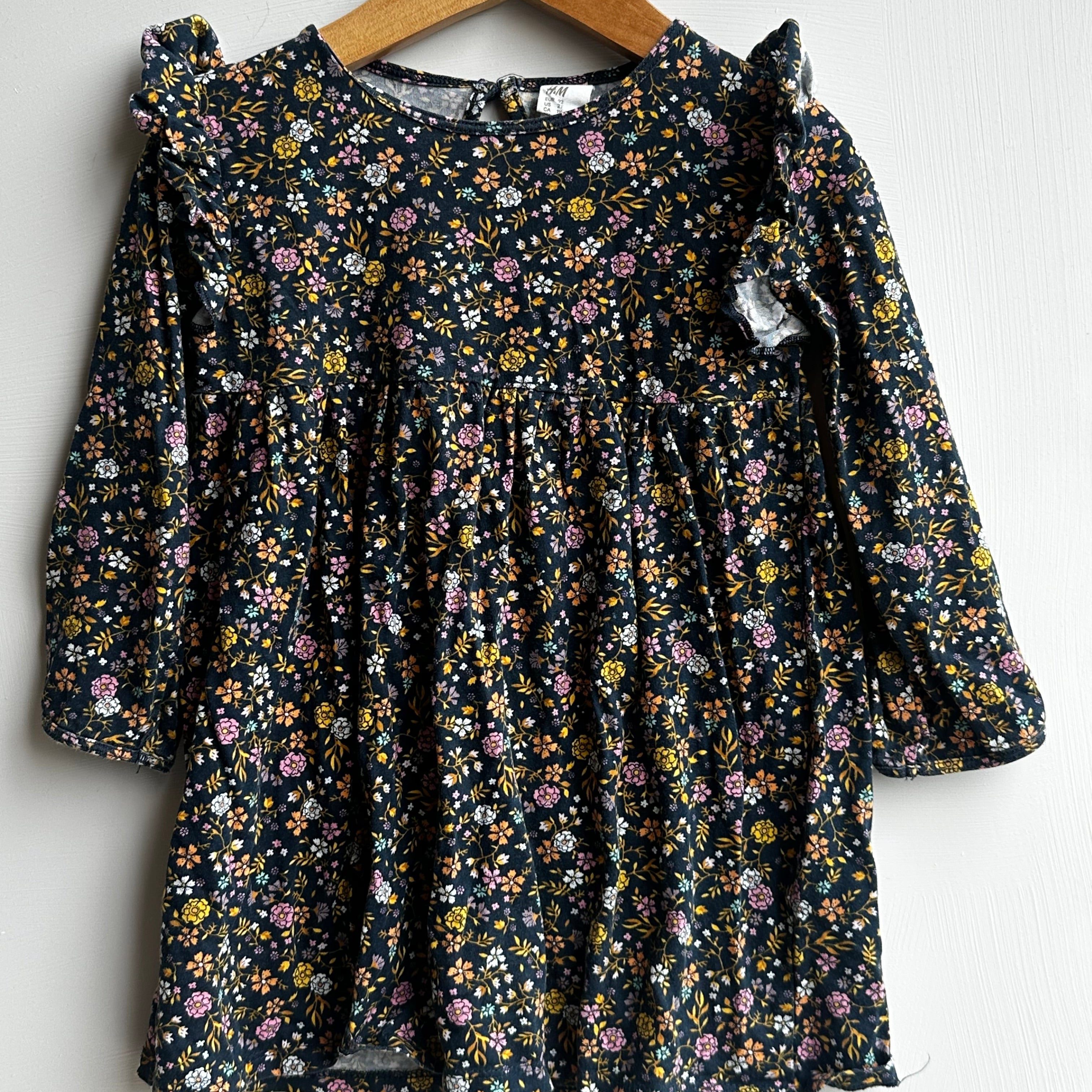 Robe manche longue H&M 1 1/2 -2 ans | Seconde main