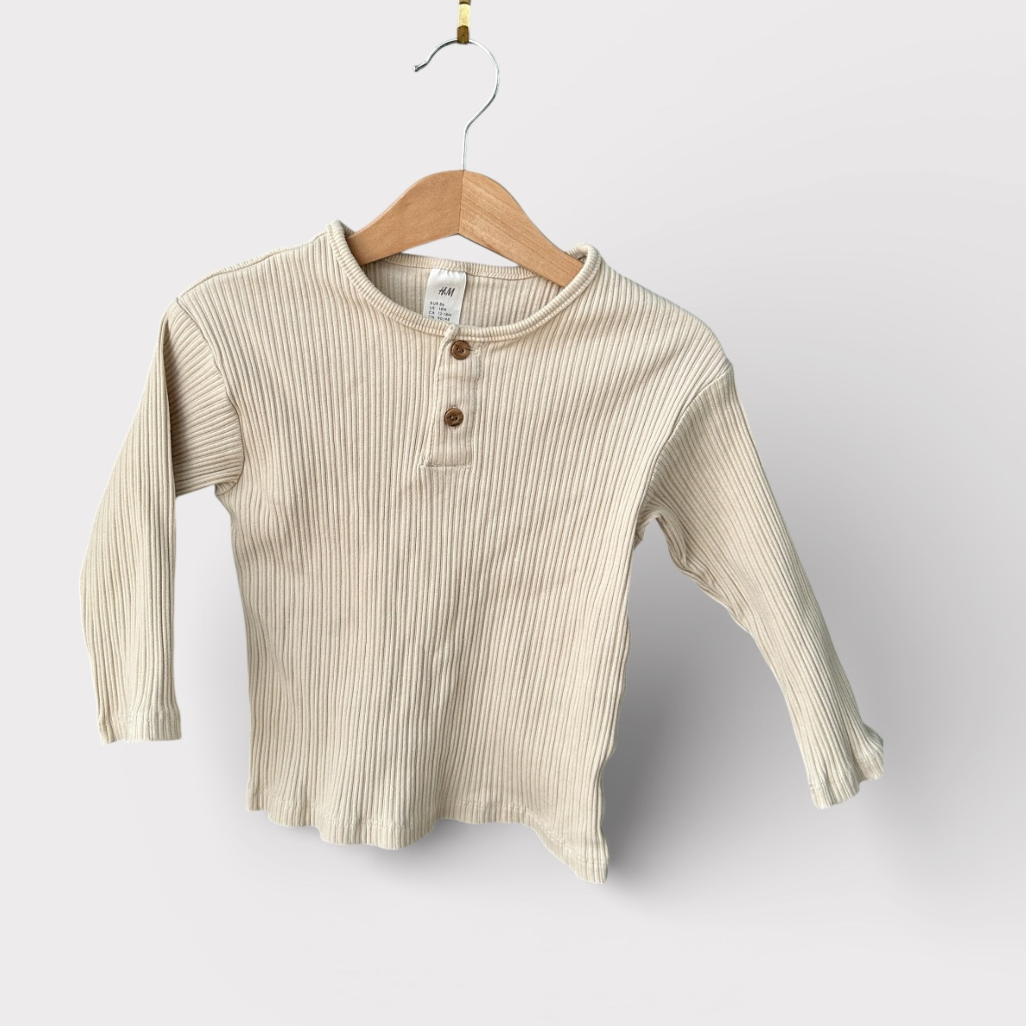 Chandail beige | H&M | 12-18 mois