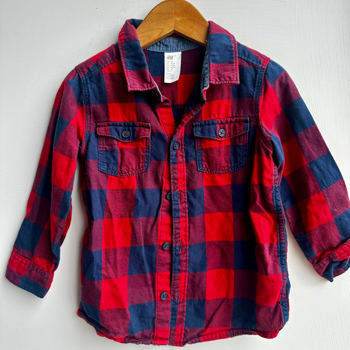 Chemise à careaux H&M 1 1/2-2 ans | Seconde main