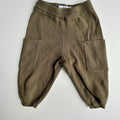 Pantalon vert kaki Zara 9-12 mois | Seconde main (cordon manquant)