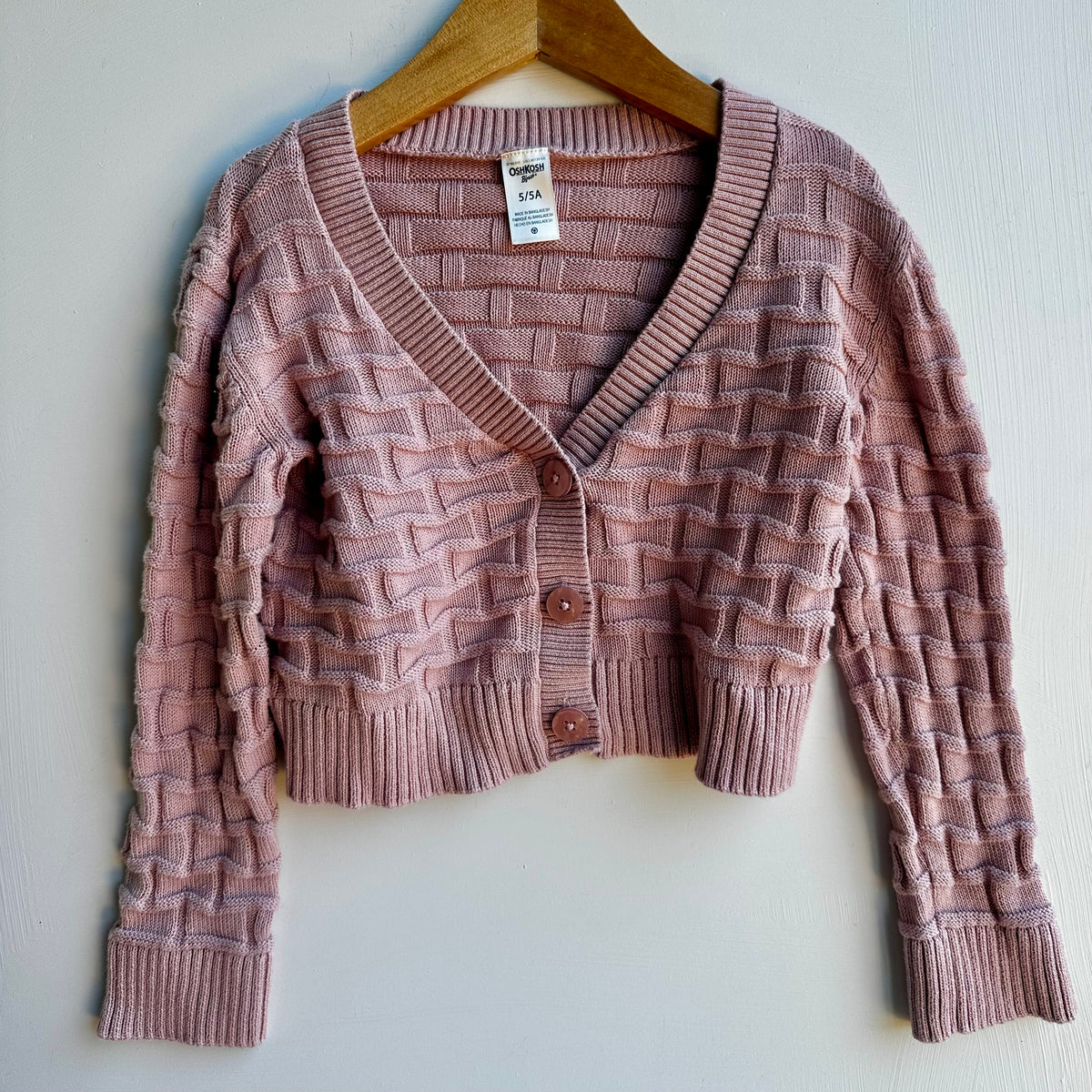 Cardigan rose Oshkosh 5 ans | Seconde main