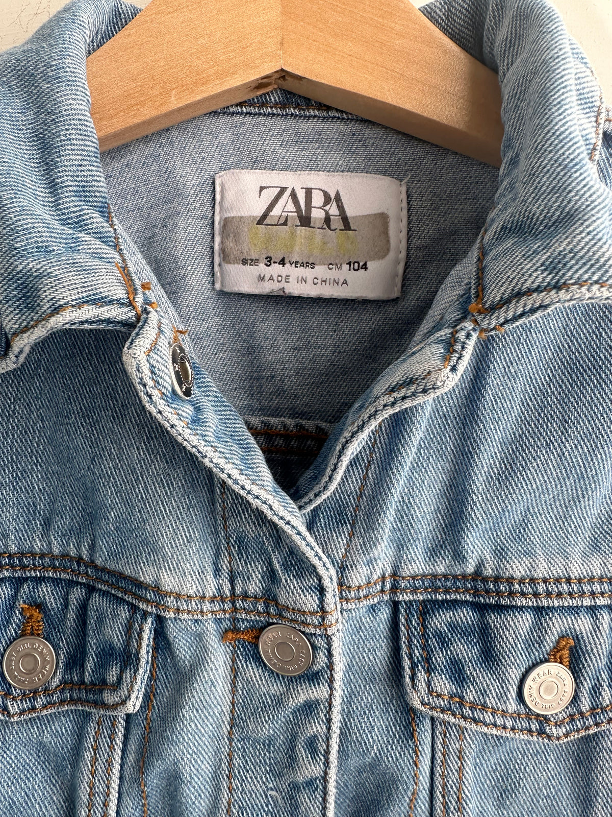 Veste en jean Zara 3-4 ans | Seconde main