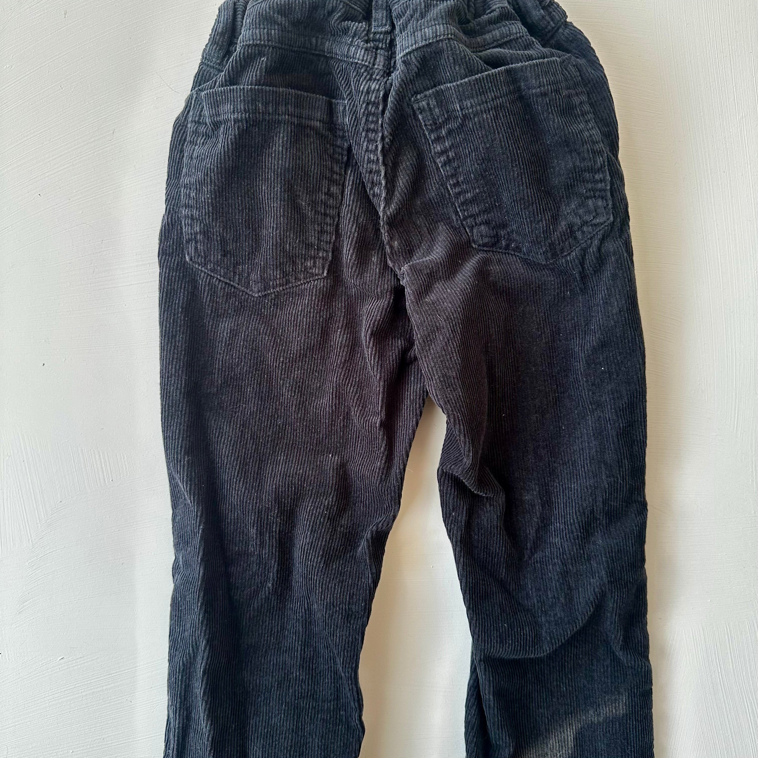 Pantalon bleu marin corduroy H&M 5-6 ans | Seconde main