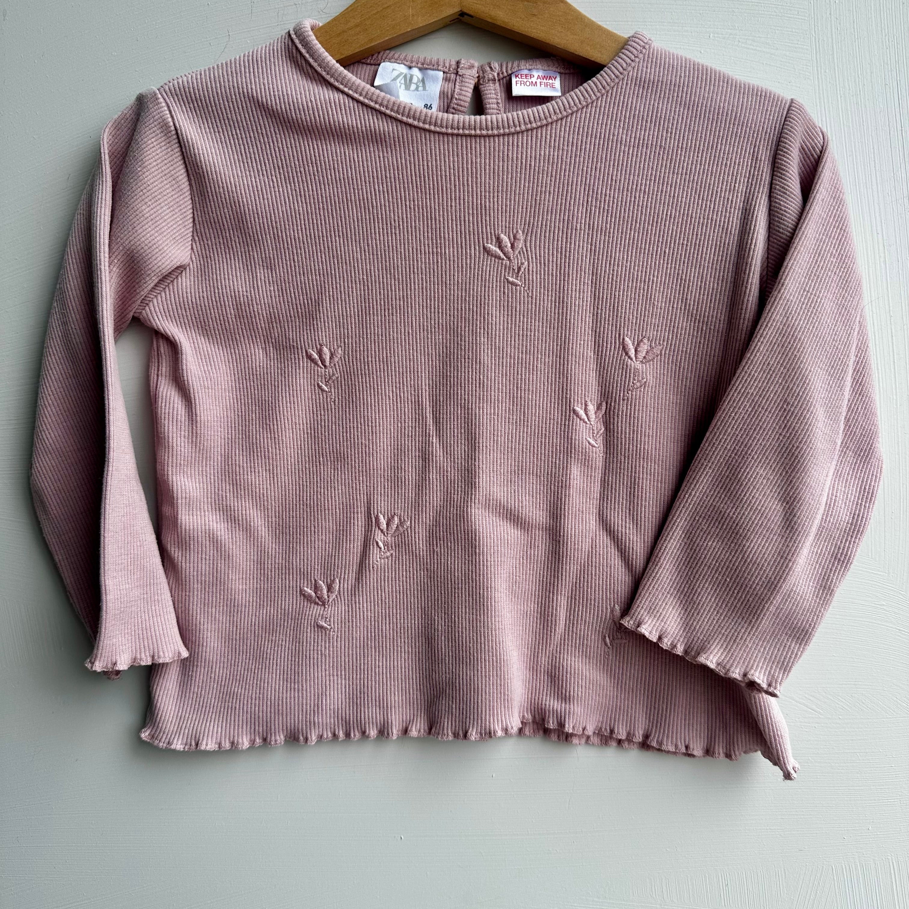 chandail rose Zara 12-18 mois | Seconde main