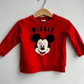 Pull Rouge Mickey H&M* Disney 12-18 mois | Seconde main