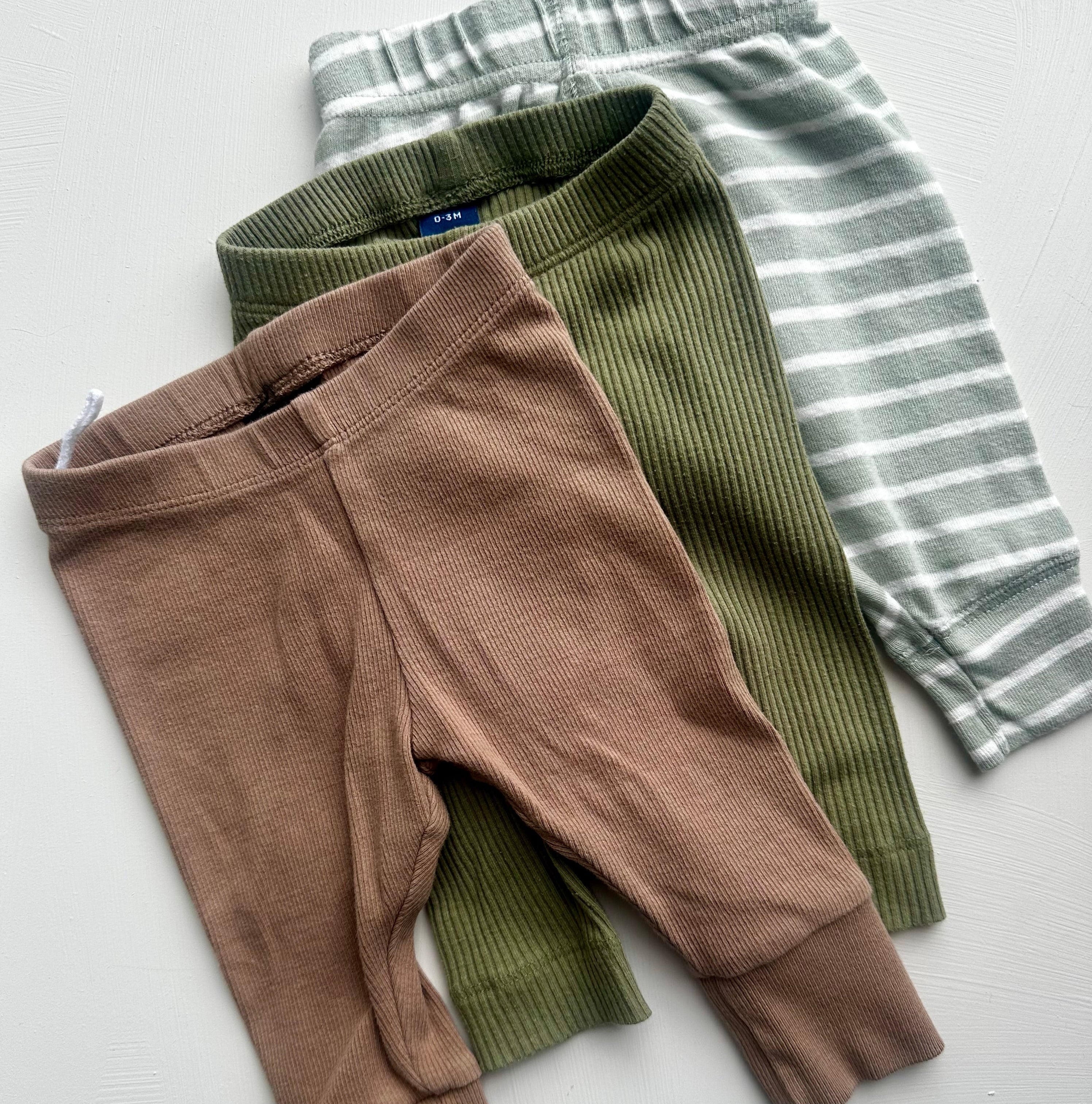 3 leggings 0-3 mois | Seconde main