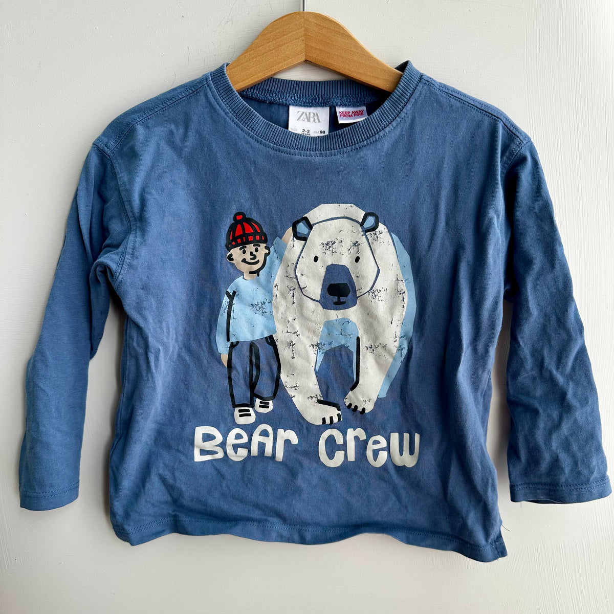 Chandail Bear Crew Zara 2-3 ans | Seconde main