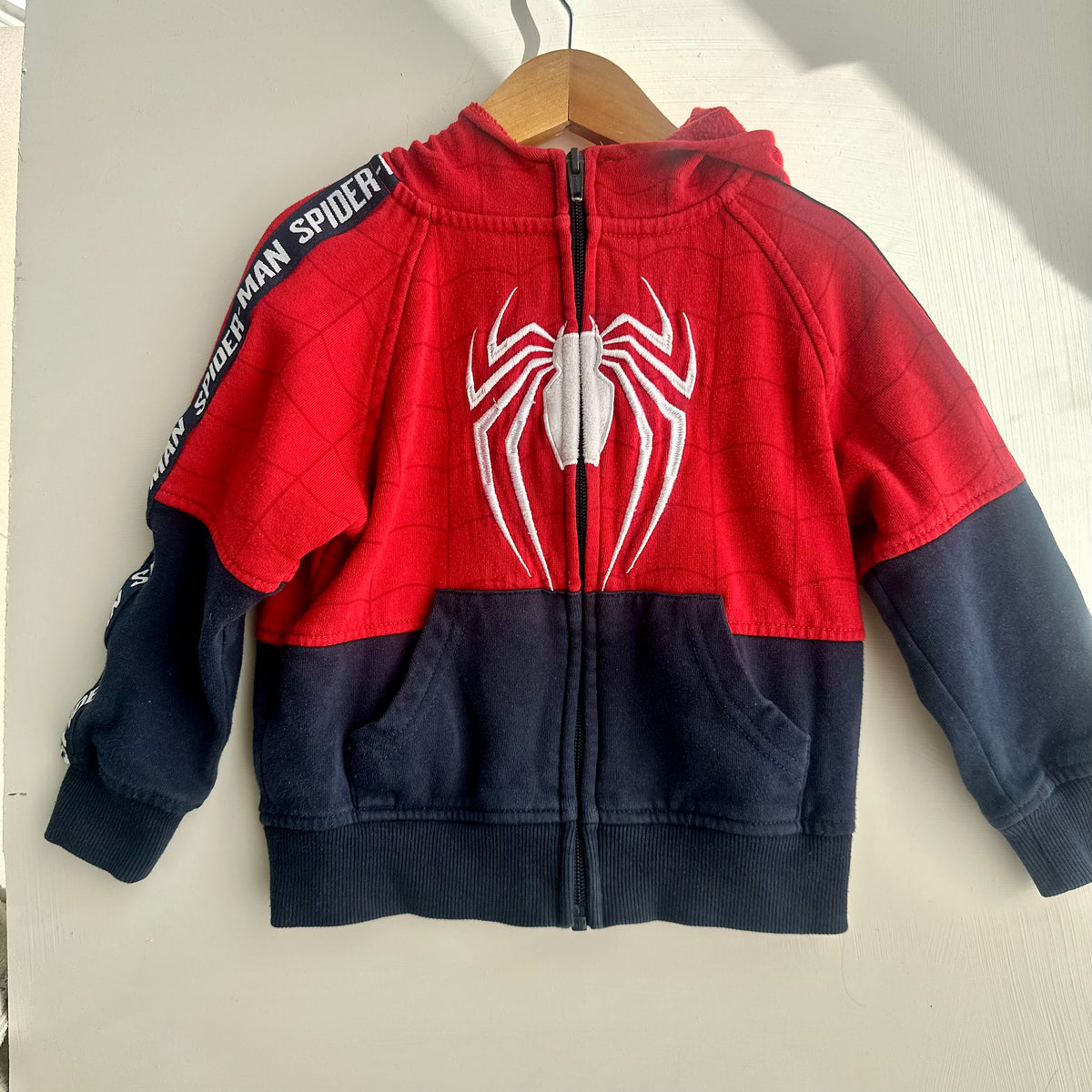Veste à zip Spider Man Marvel 3 ans | Seconde main (Zip légèrement difficile*)