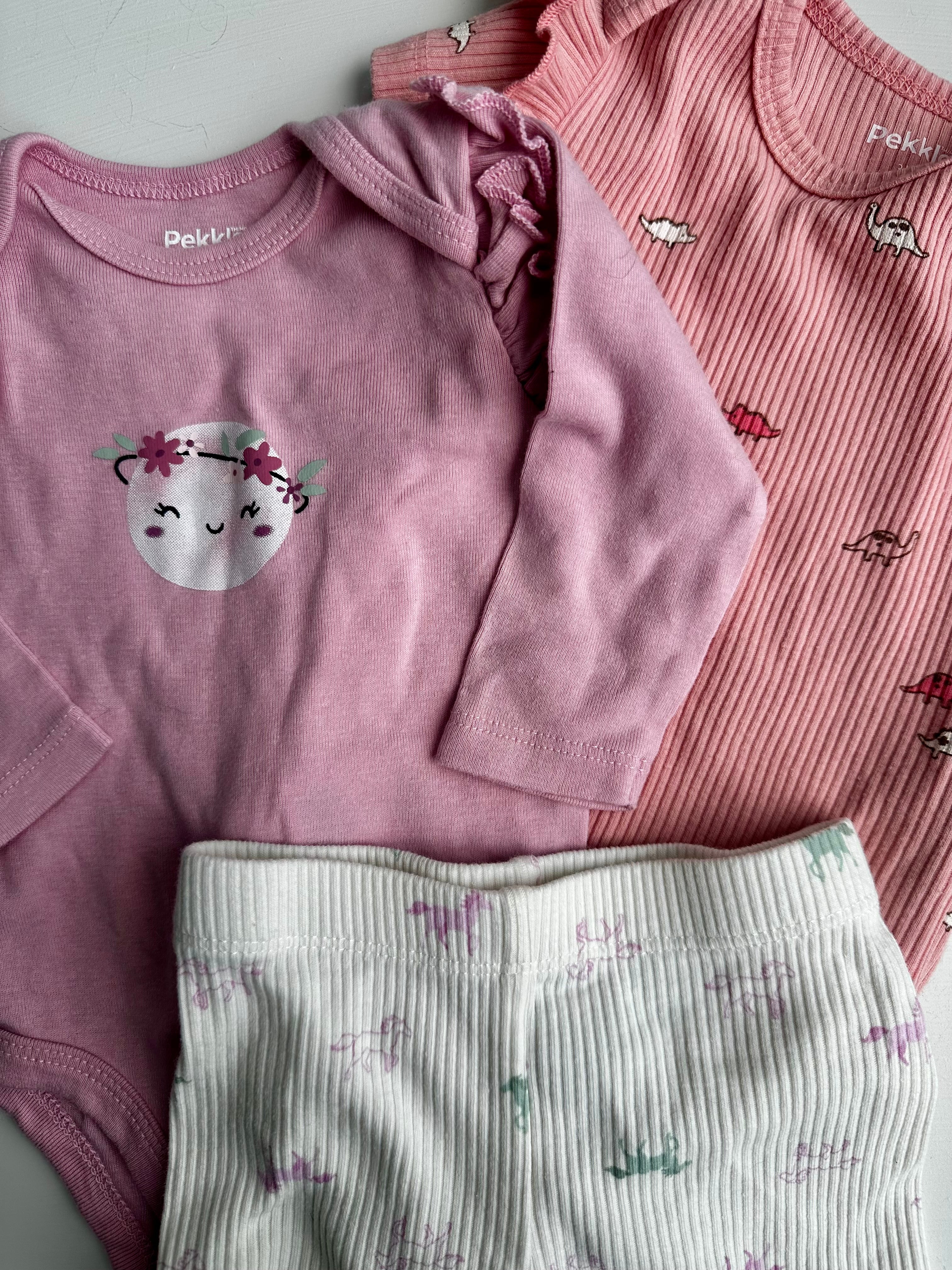 Ensemble 3 pièces Pekkle 3 mois | Seconde main