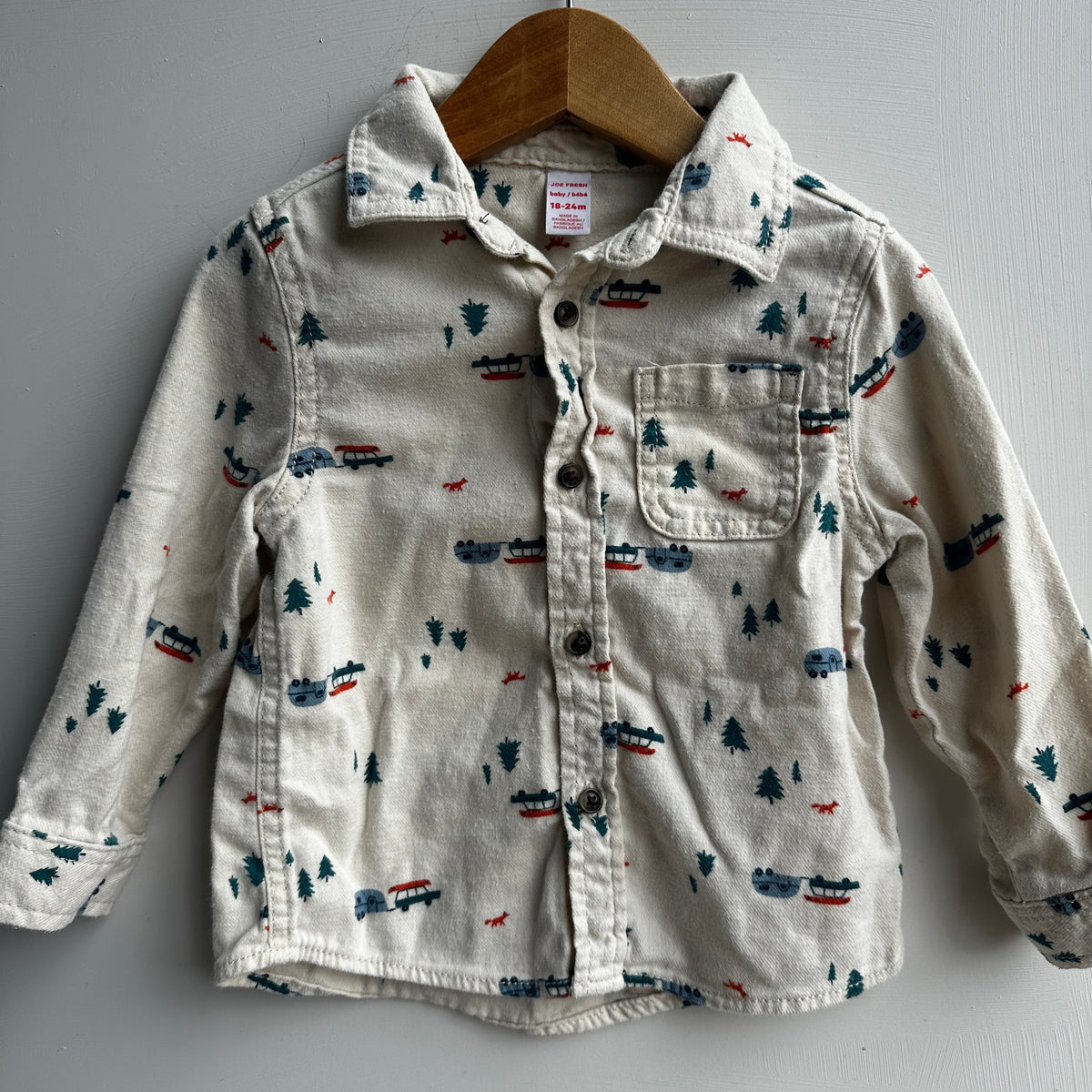 Chemise camping Joe Fresh 18-24 mois | Seconde main