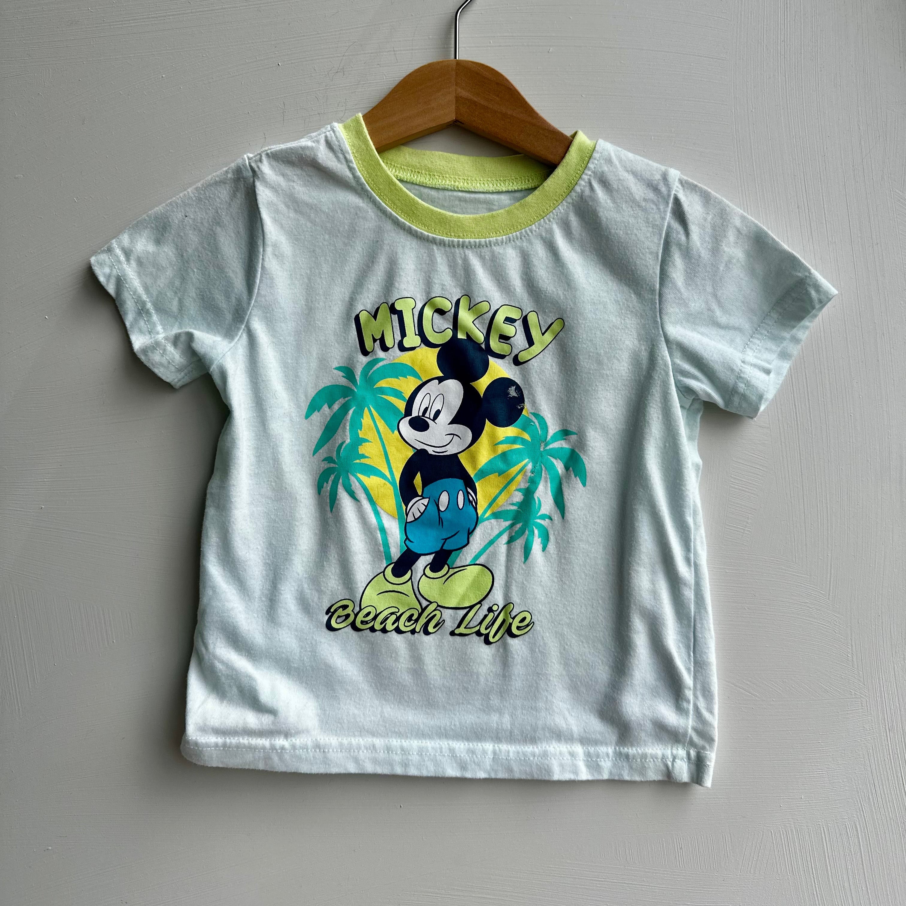 T-shirt Mickey Disney 18-24 mois | Seconde main | Imparfait- Petit défault sur le graphique