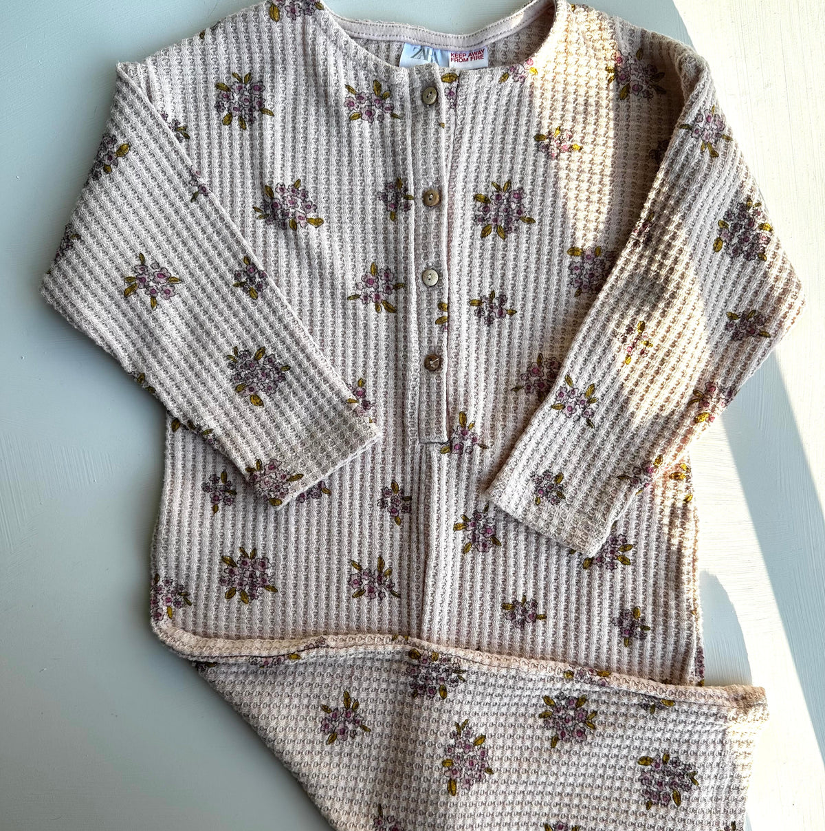 Ensemble long gaufré Zara 4 ans | Seconde main