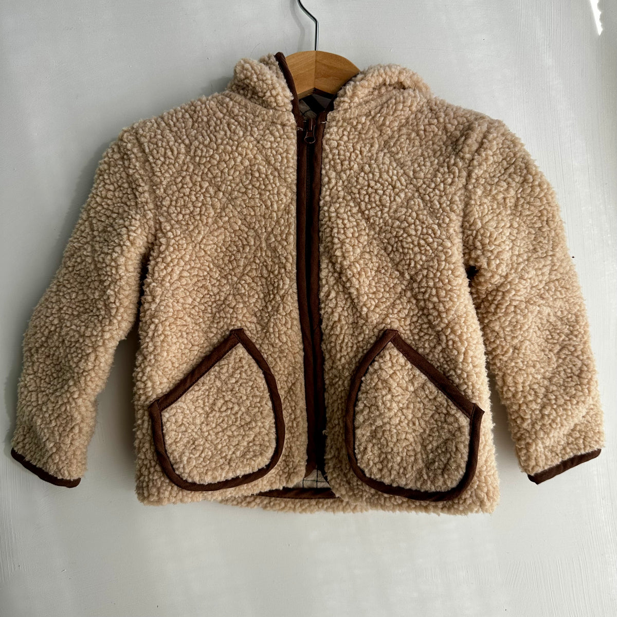 Manteau sherpa MID 18 mois | Seconde main | (Fait petit des poignets*)