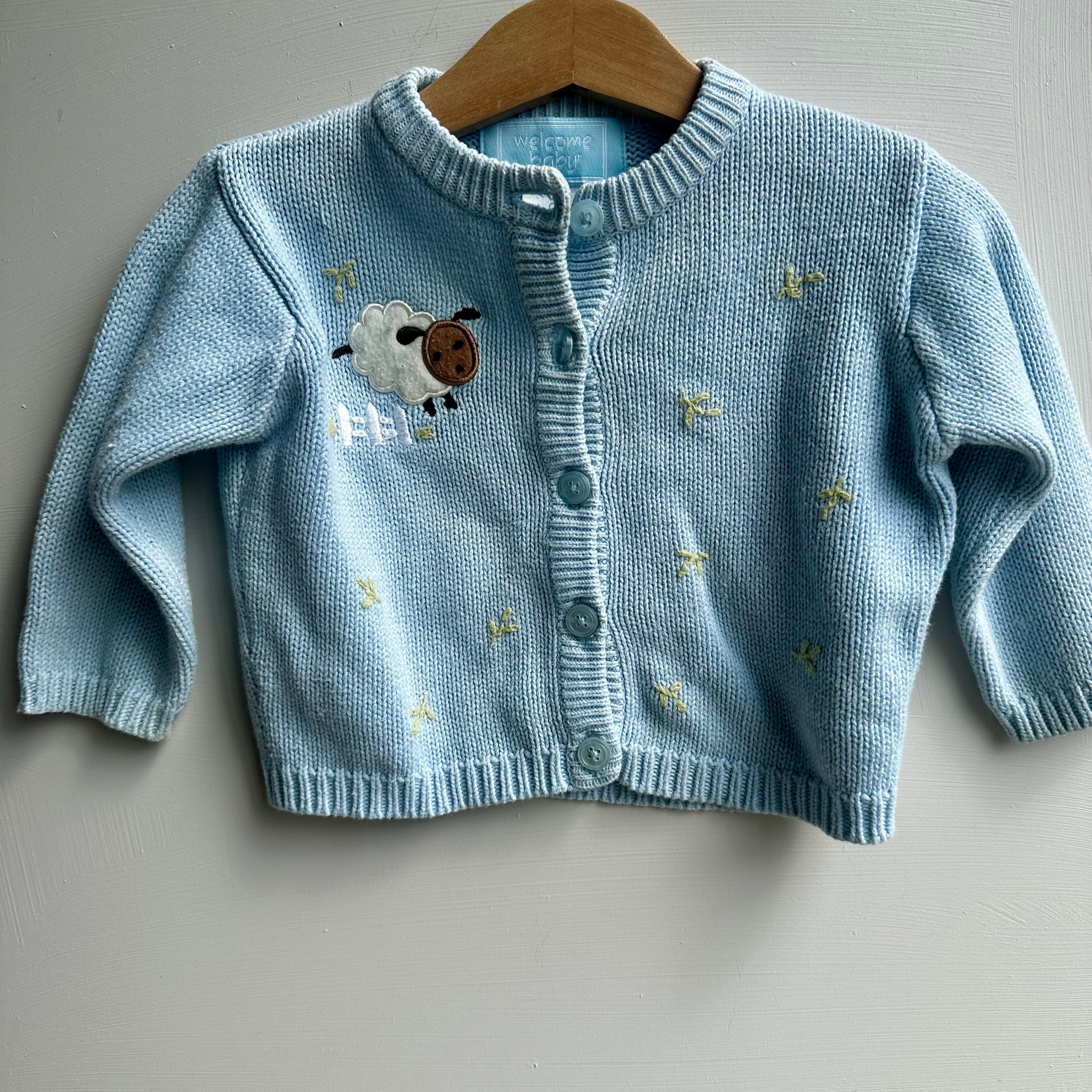 Cardigan* vintage tricot 6 mois | Seconde main