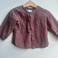 Chemise à carreaux Zara 9-12 mois (fais grande) | seconde main