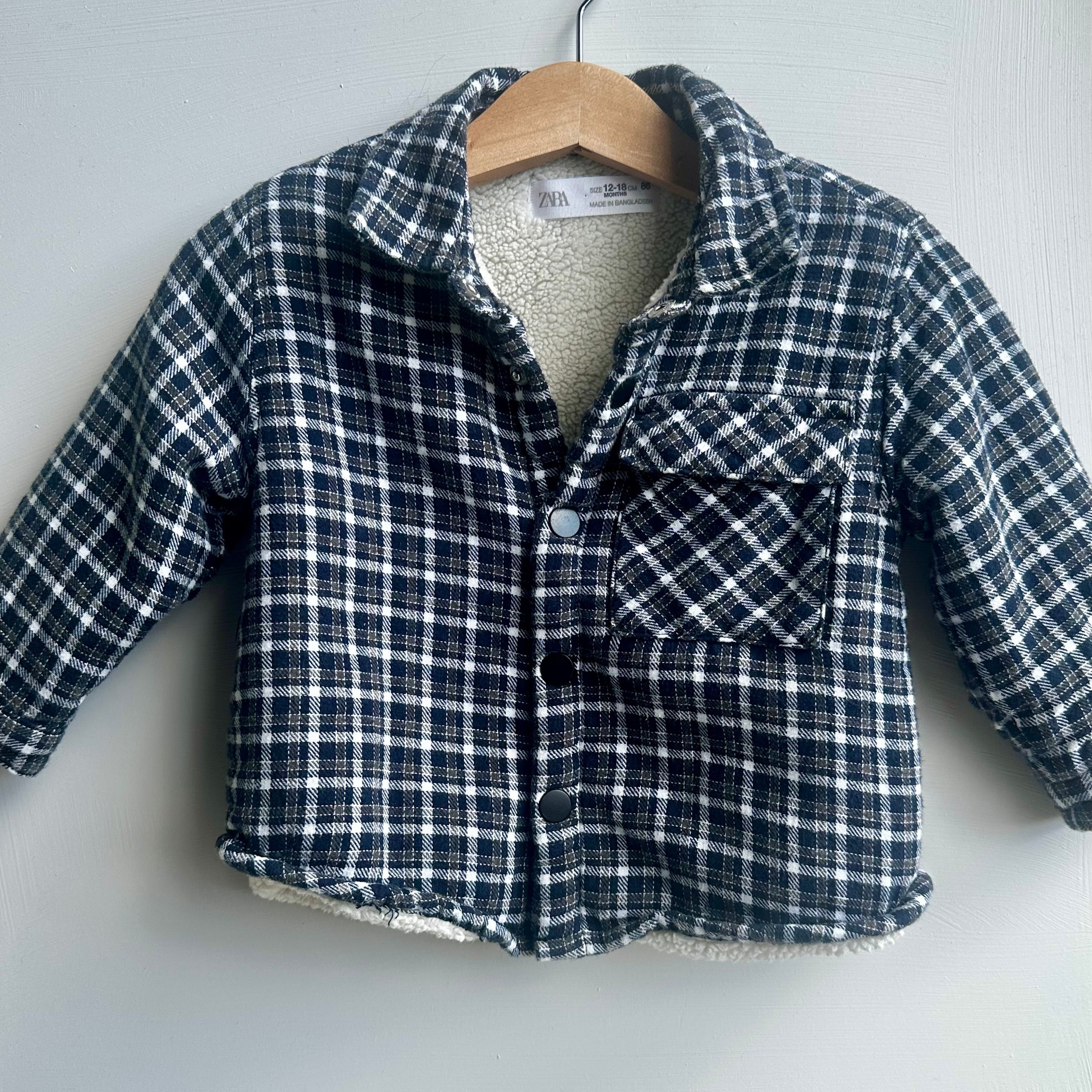 Manteau à carreaux Zara 12-18 mois | seconde main