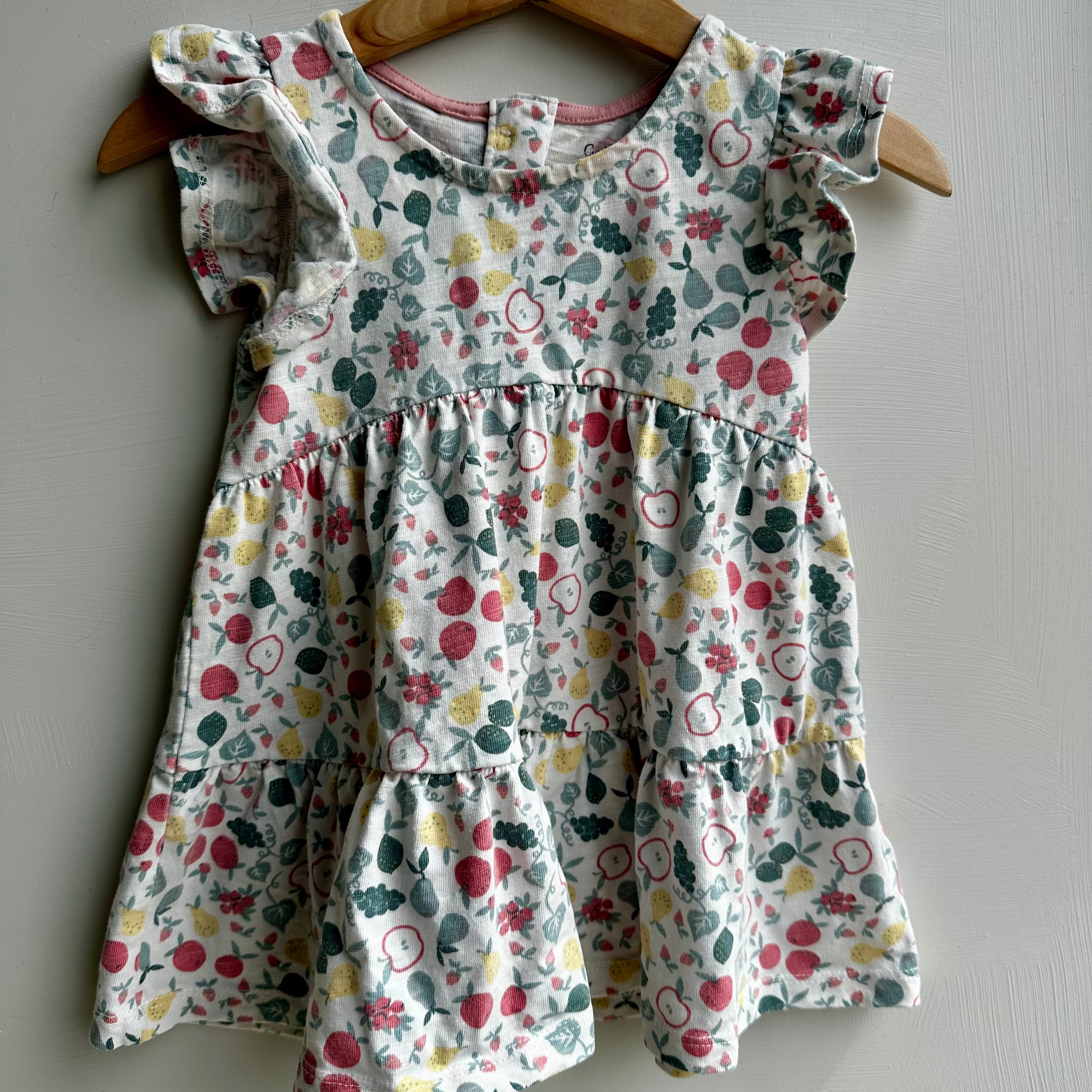 Robe pommes & poires 2 ans | Seconde main