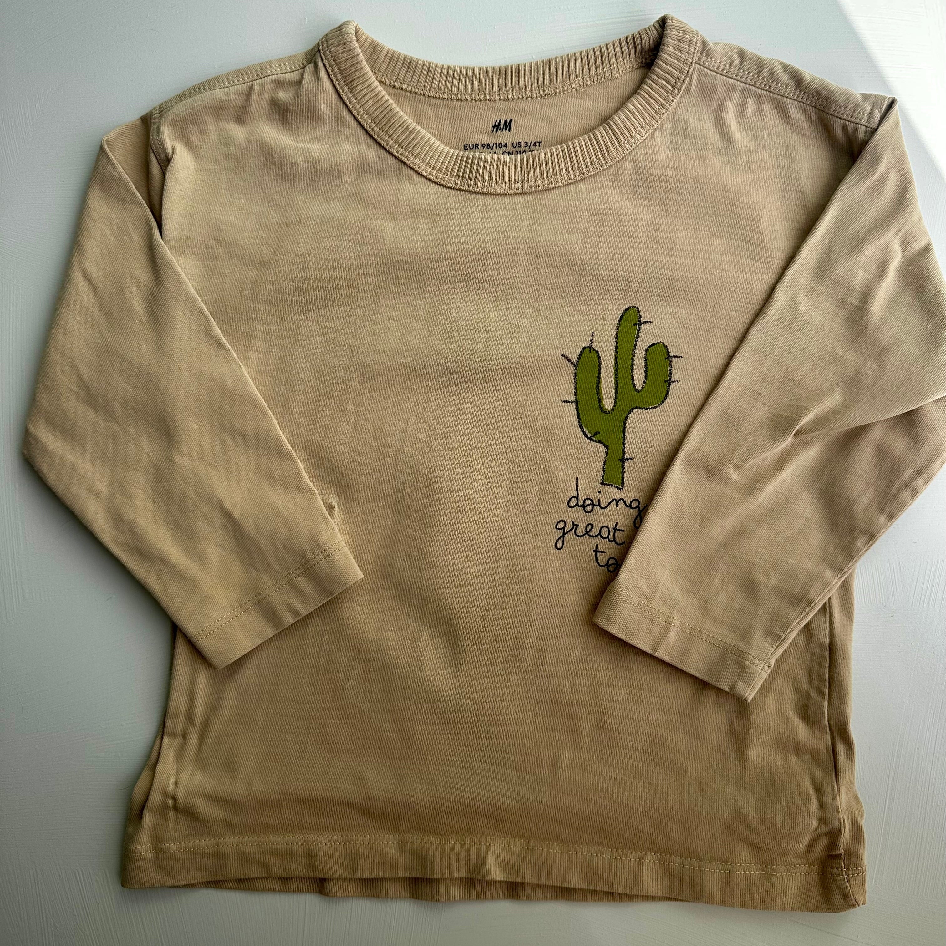 Chandail manche longue H&M 2-4 ans | Seconde main (minis imperfections )