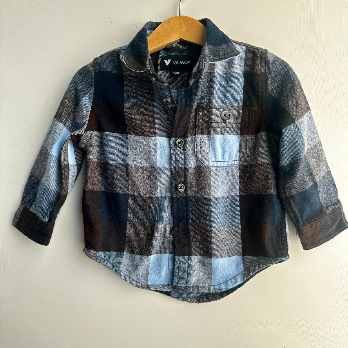 Chemise à carreaux Vamos 18 mois | Seconde main