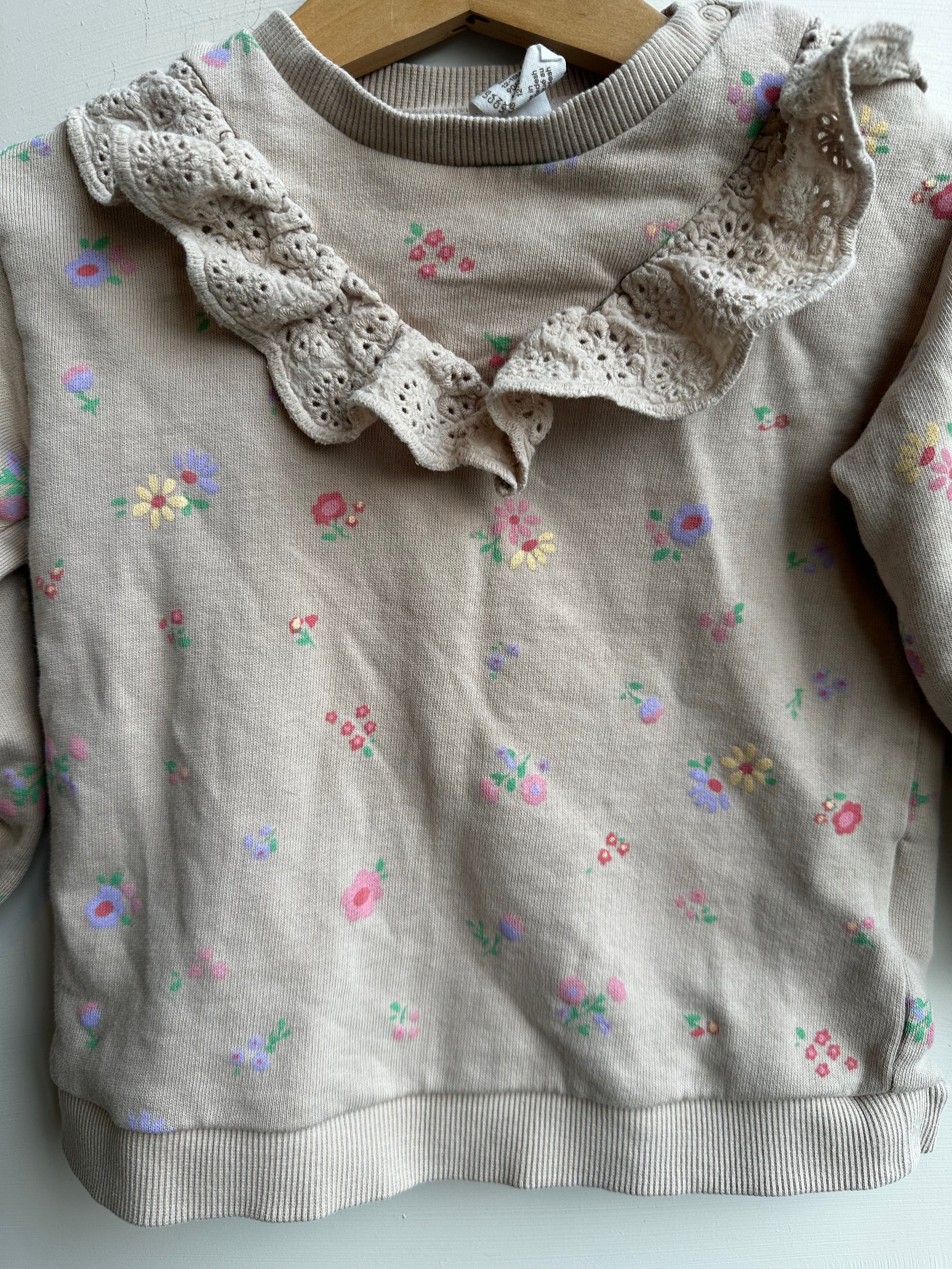 Pull fleurs H&M 12-18 mois | Seconde main