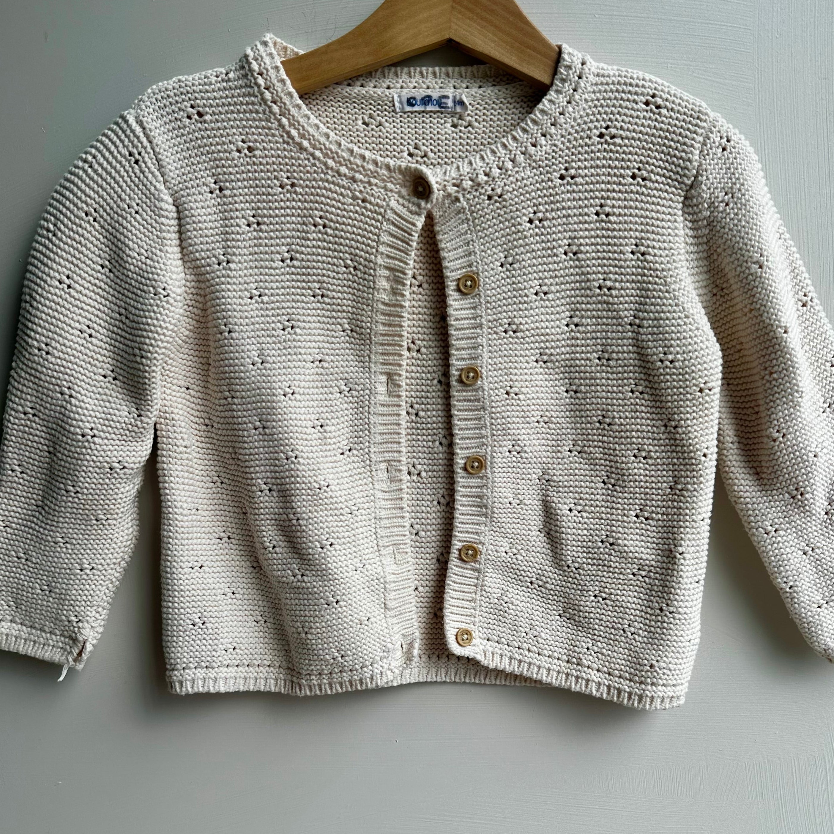 cardigan tricot Boutchou 24 mois | Seconde main (petite imperfection*)