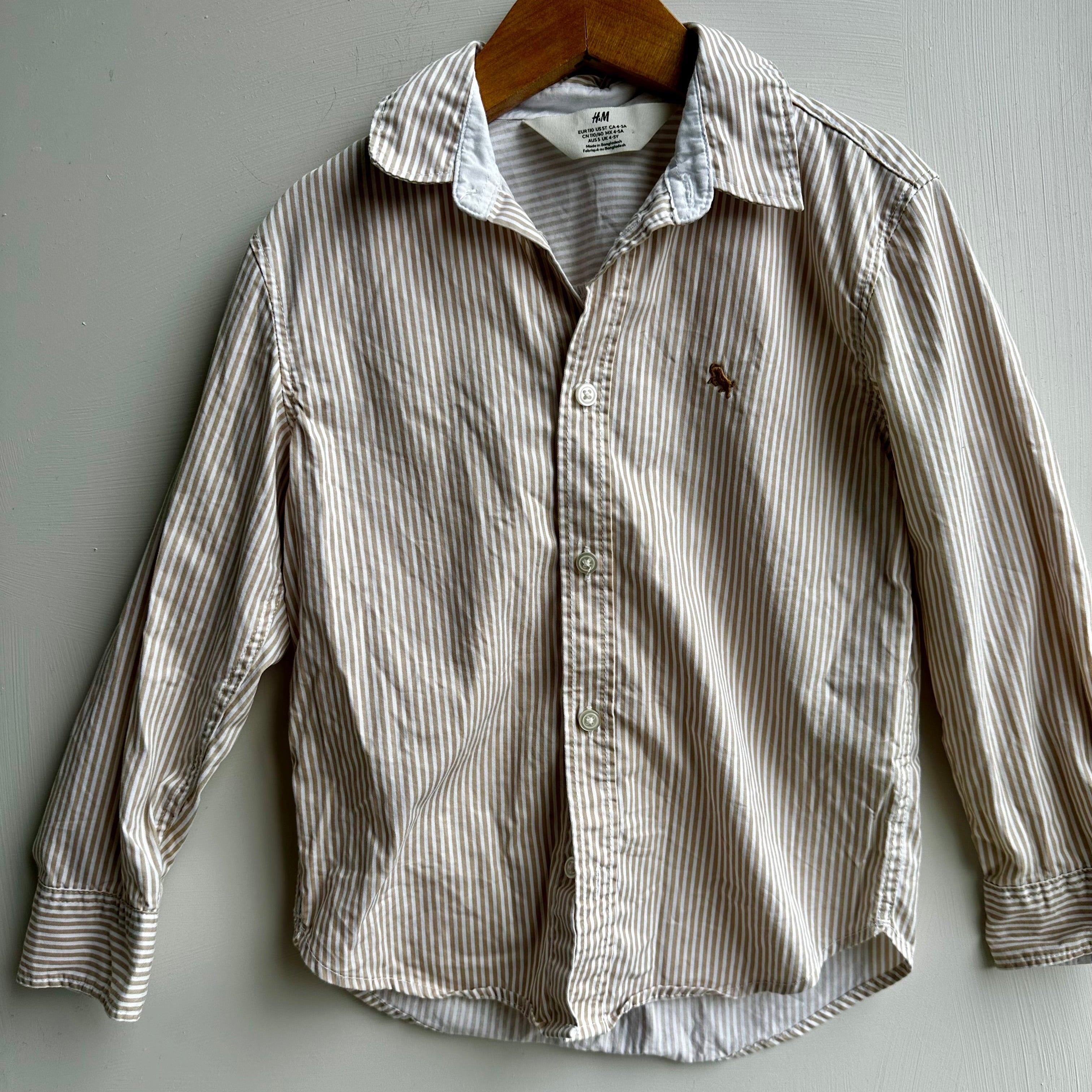 Chemise lignée H&M 4-5 ans | Seconde main