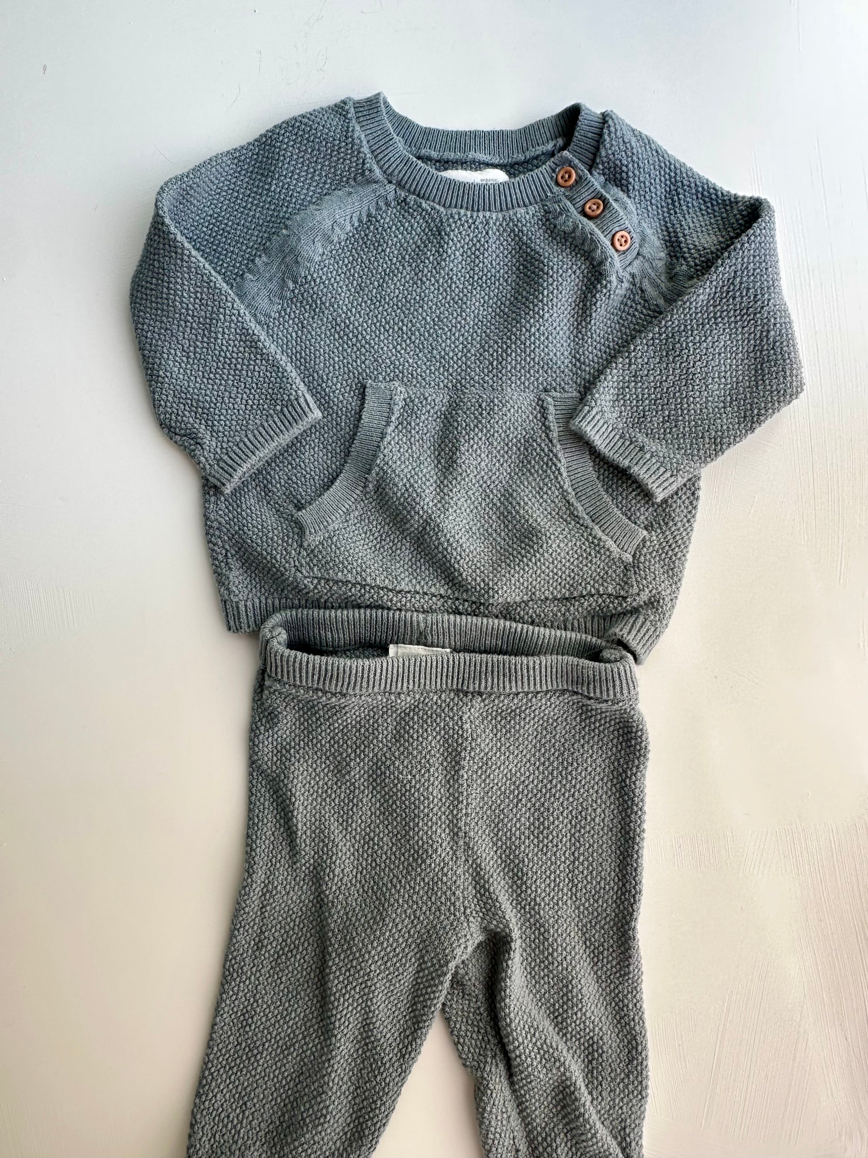 Ensemble 2 pièces tricot Little Planet 9 mois | Seconde main