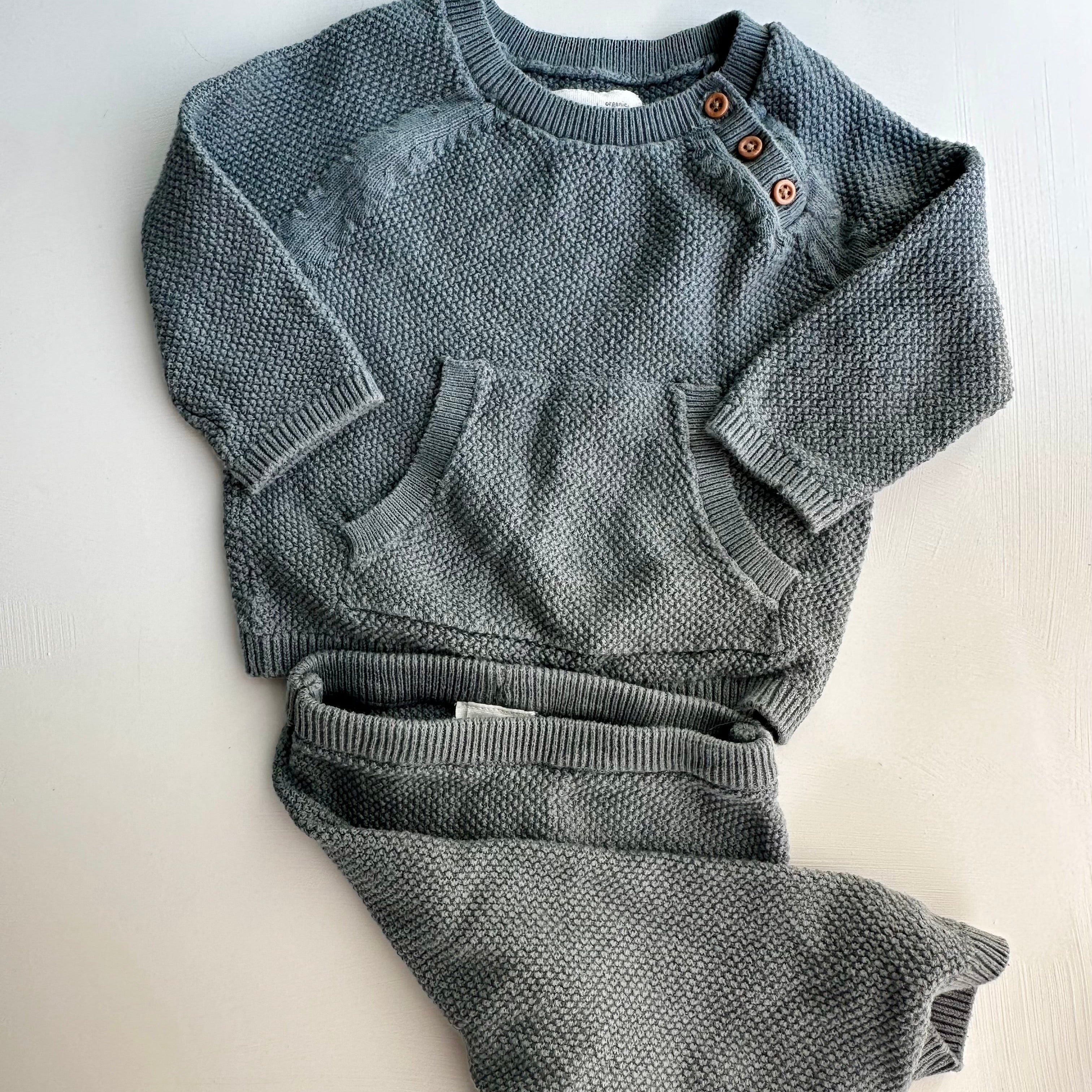 Ensemble 2 pièces tricot Little Planet 9 mois | Seconde main