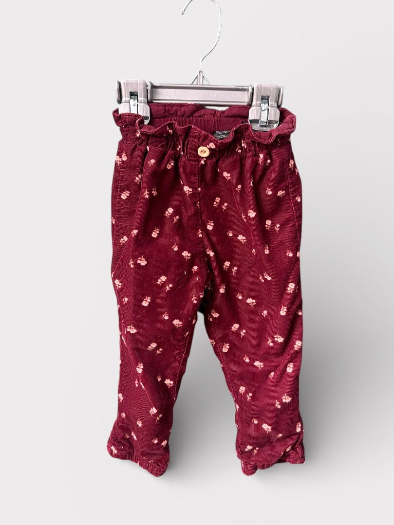Pantalon à fleurs | H&M | 12-18 mois
